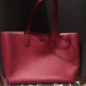 Tory Burch Perry Tote / Deep Berry